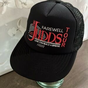 Judds 1991 Farewell Tour Love Can Build A Bridge Snapback Hat Cap Vintage